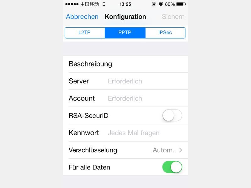 iOS: So richten Sie eine VPN-Verbindung ein