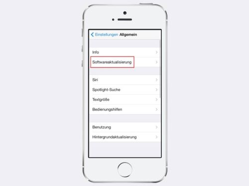 ios-softwareaktualisierung
