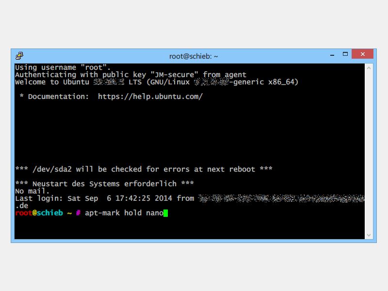 Debian/Ubuntu Linux: Bestimmtes Programm nicht updaten