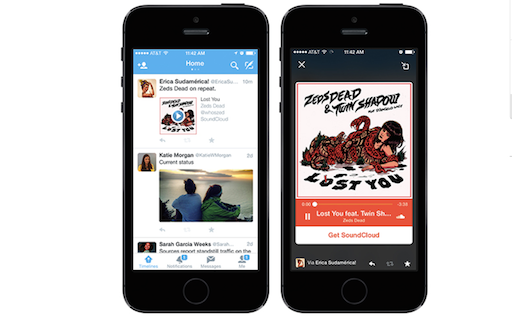 Twitter führt Audio Cards ein: Musik im Tweet