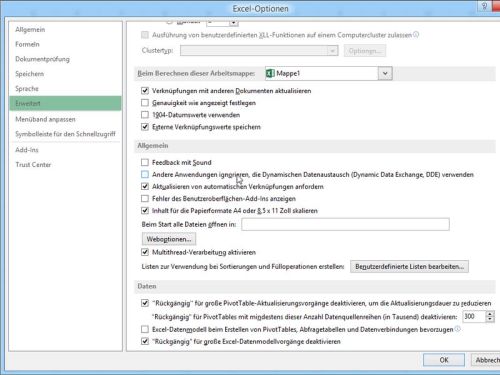 office-optionen-dde-nicht-ignorieren