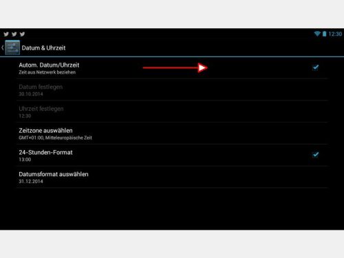 android-zeit-aus-netzwerk