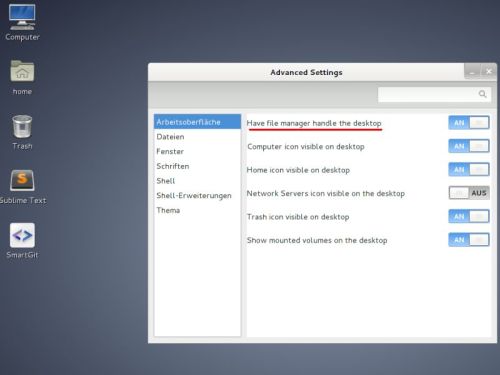 gnome-desktop-icons