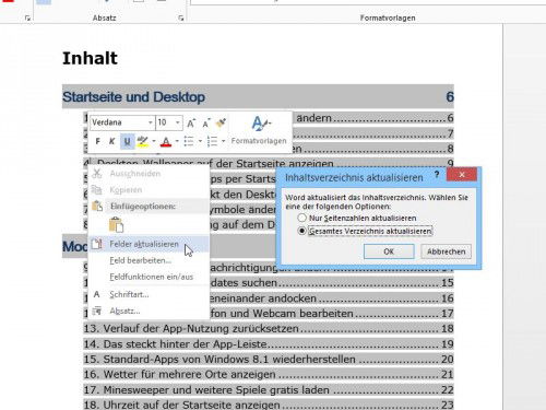 word-inhaltsverzeichnis-aktualisieren