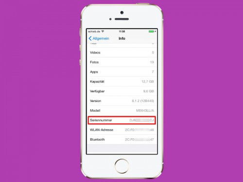 ios-seriennummer