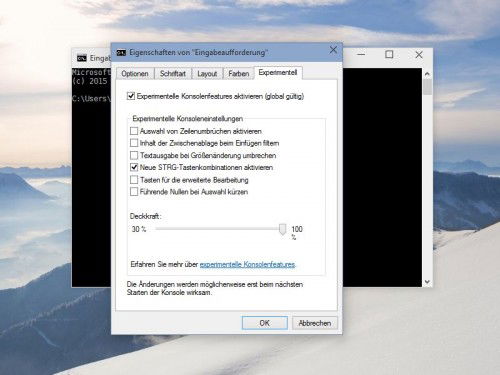win10-eingabeaufforderung-experimentell