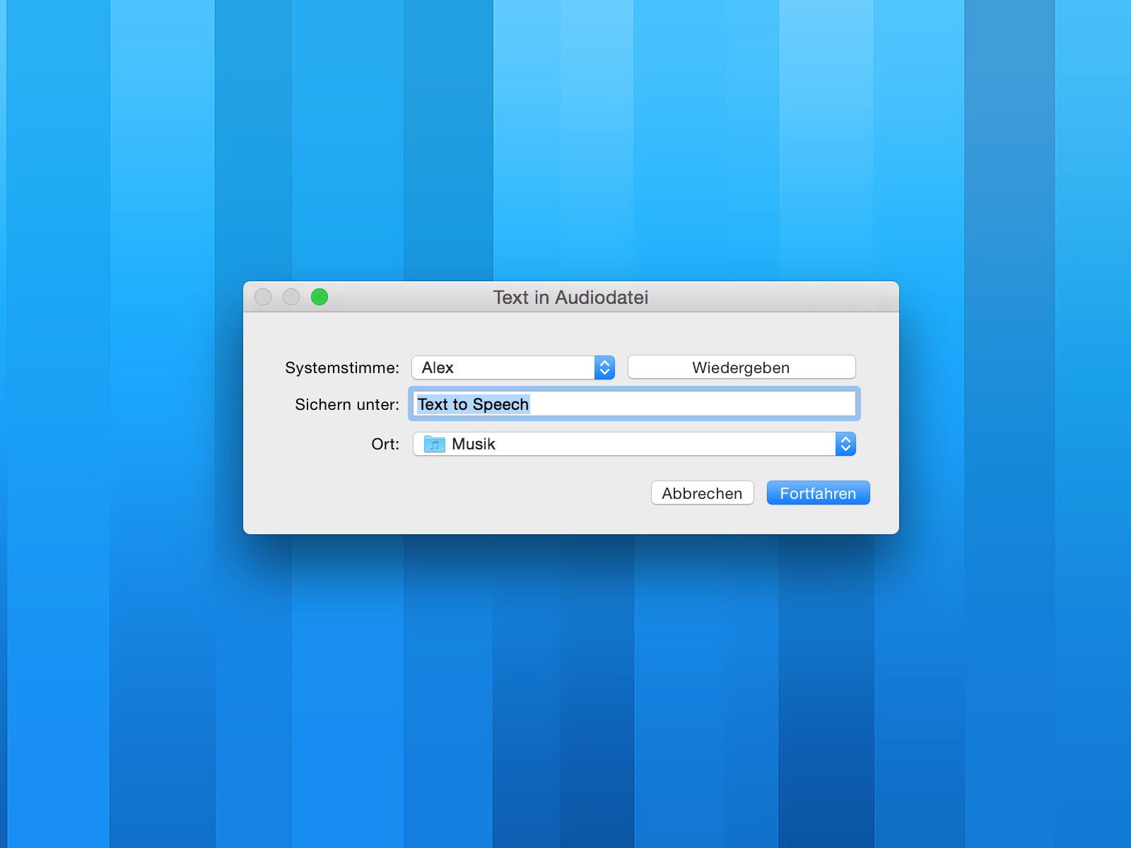 Mac: Text-Dateien schnell in Hör-Bücher umwandeln