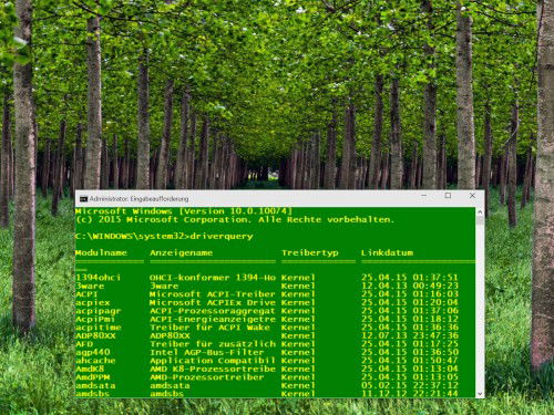 eingabeaufforderung-driverquery