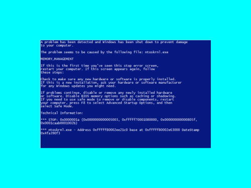 bluescreen