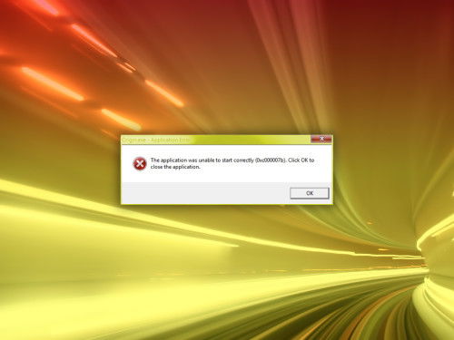 fehler-0xc000007b