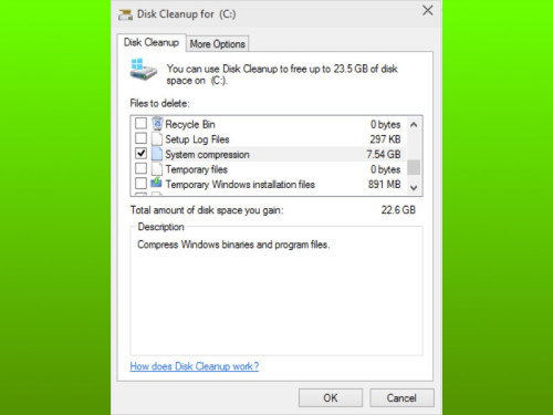 win10-cleanmgr-systemkomprimierung