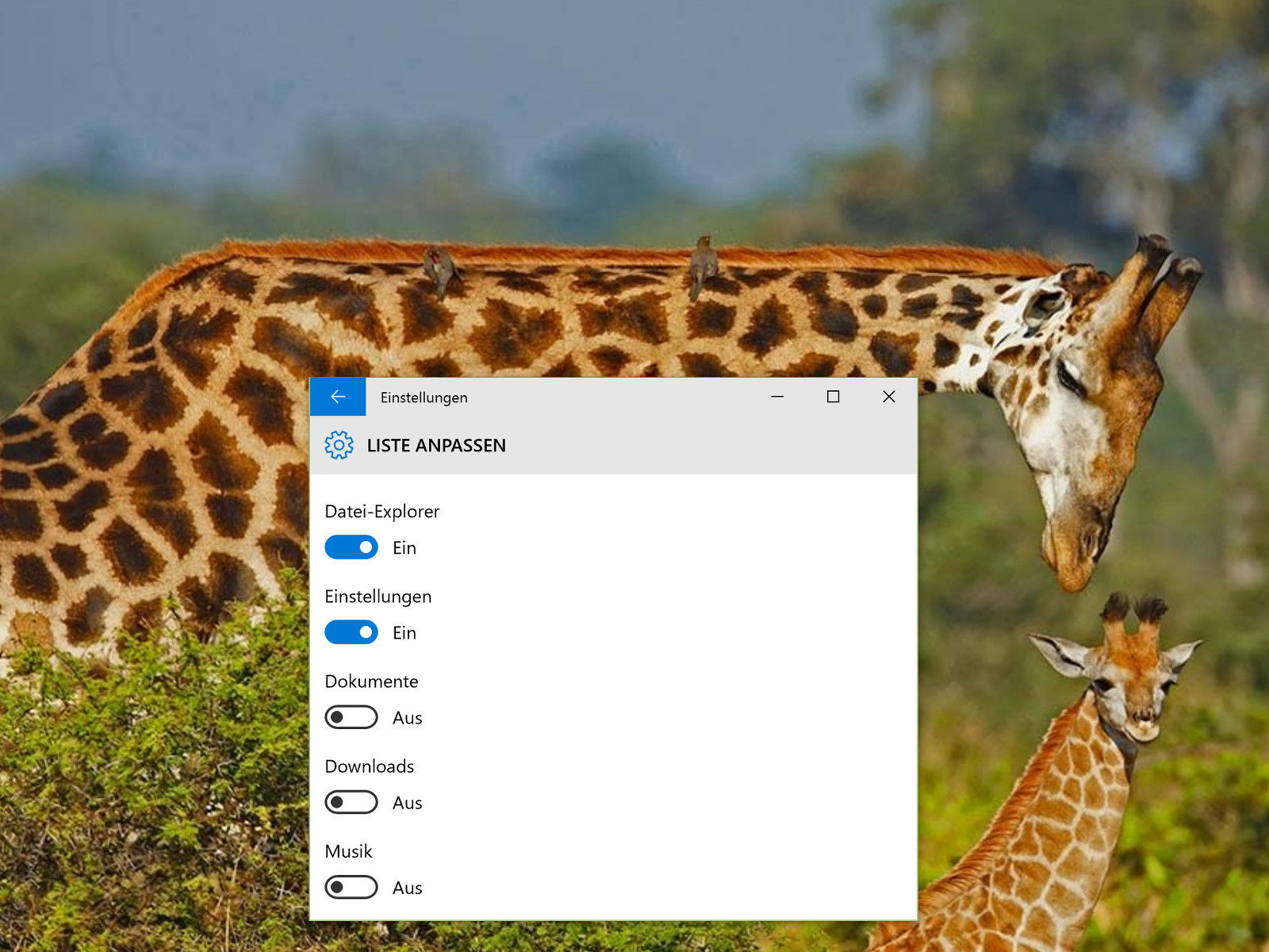 Verknüpfungen zu Bibliotheken ins Windows-10-Start-Menü einbauen