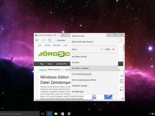 edge-an-start-anheften