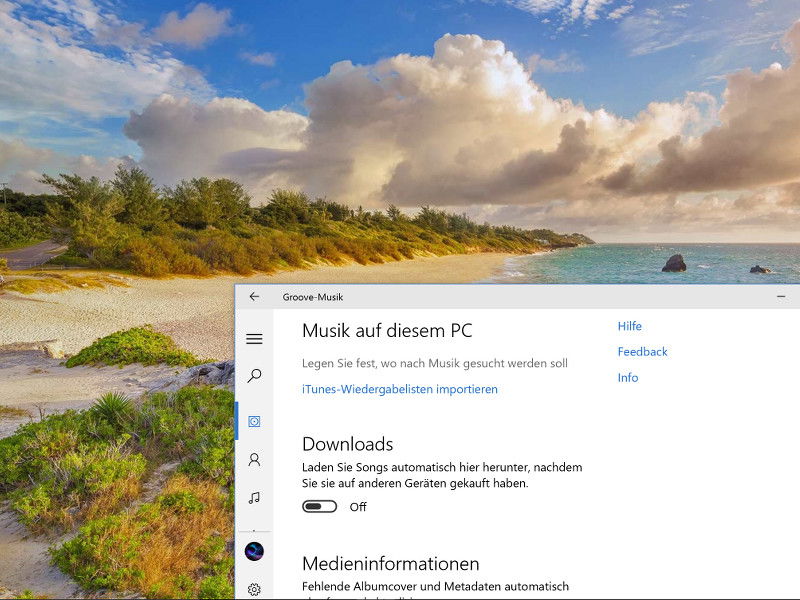 iTunes-Musik in die Groove-App importieren