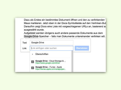 google-docs-link-einfuegen
