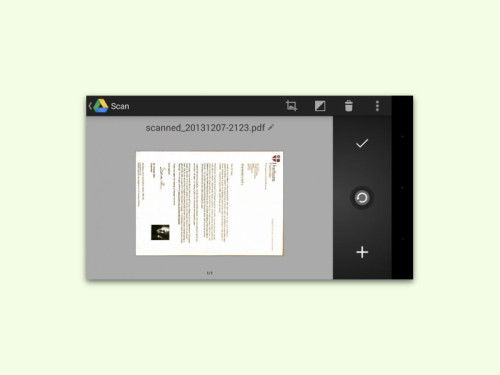 google-drive-app-einscannen