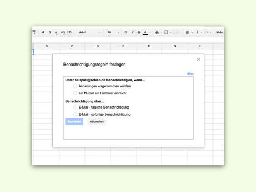 google-tabellen-email-benachrichtigen