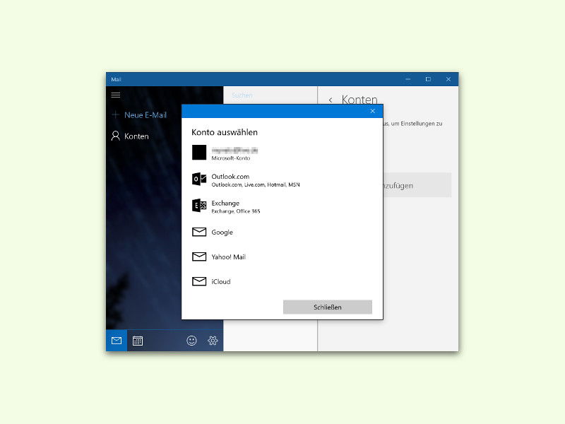 Personen zur Kontakte-App von Windows 10 hinzufügen