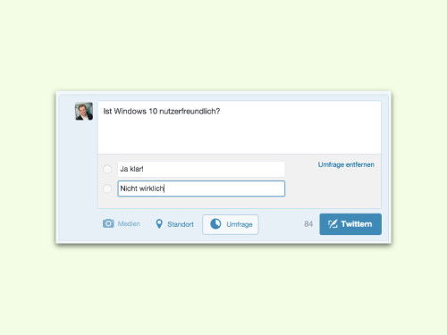twitter-umfrage