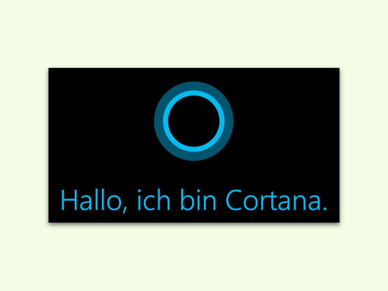 Windows 10: Nachrichten nicht in Cortana anzeigen