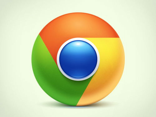 chrome-logo-3d