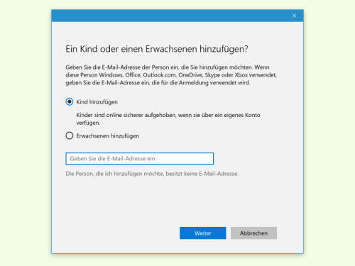win10-familie-kind-hinzufuegen