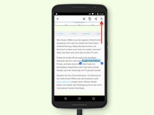 android-chrome-websuche