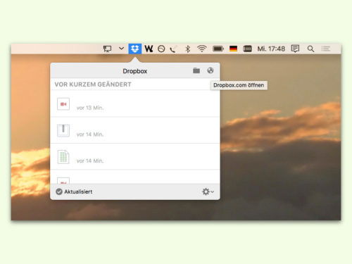 dropbox-website-oeffnen