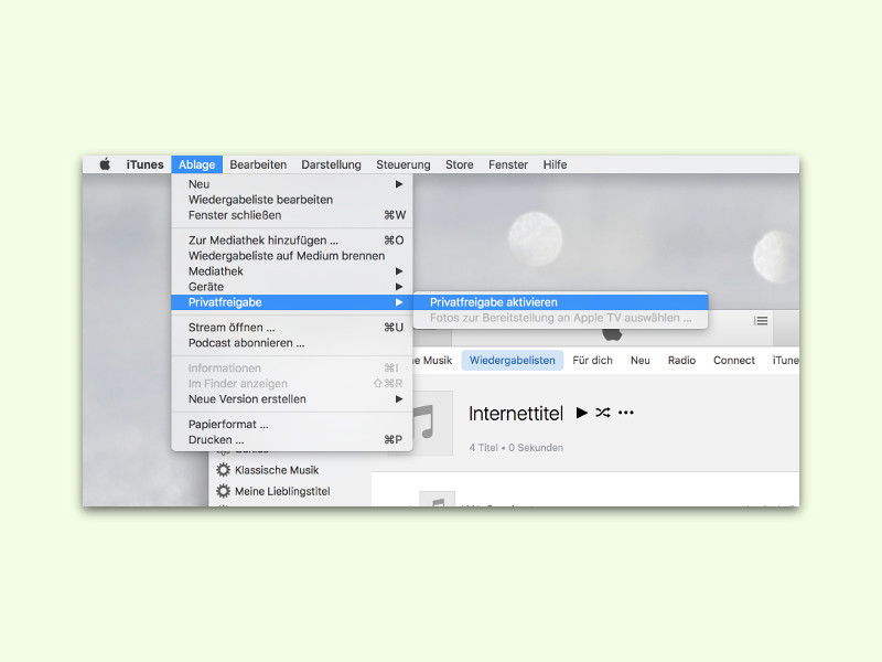 Musik per iTunes vom Desktop ans iPhone senden