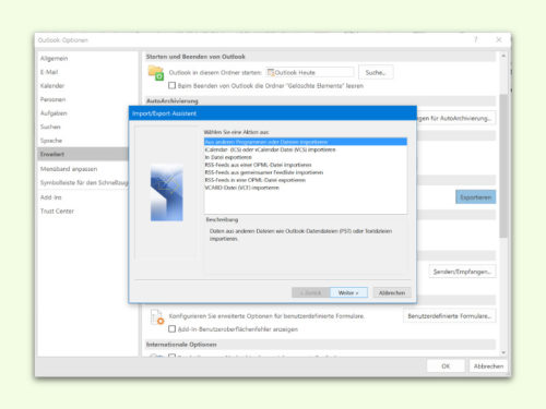 outlook-kontakte-importieren