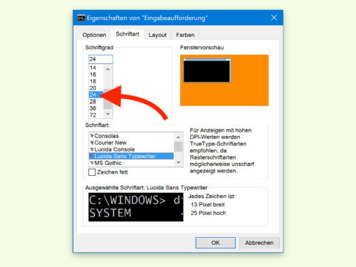 win10-cmd-schrift-groesser-machen