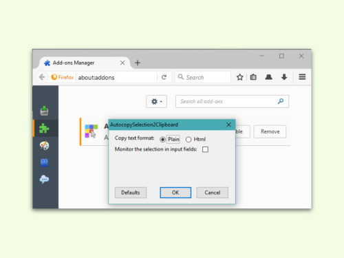 firefox-autocopyselection2clipboard