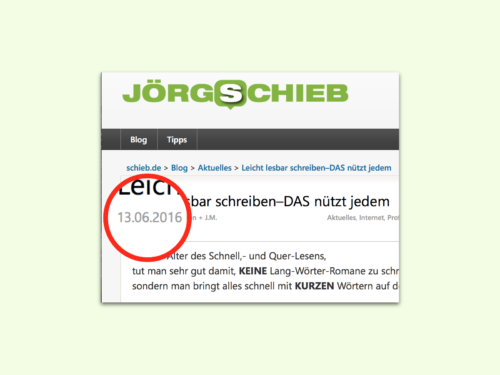 datum-von-beitraegen-herausfinden