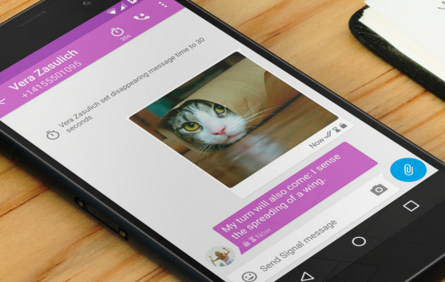 Signal Messenger führt Nachrichten mit Verfalls-Datum ein