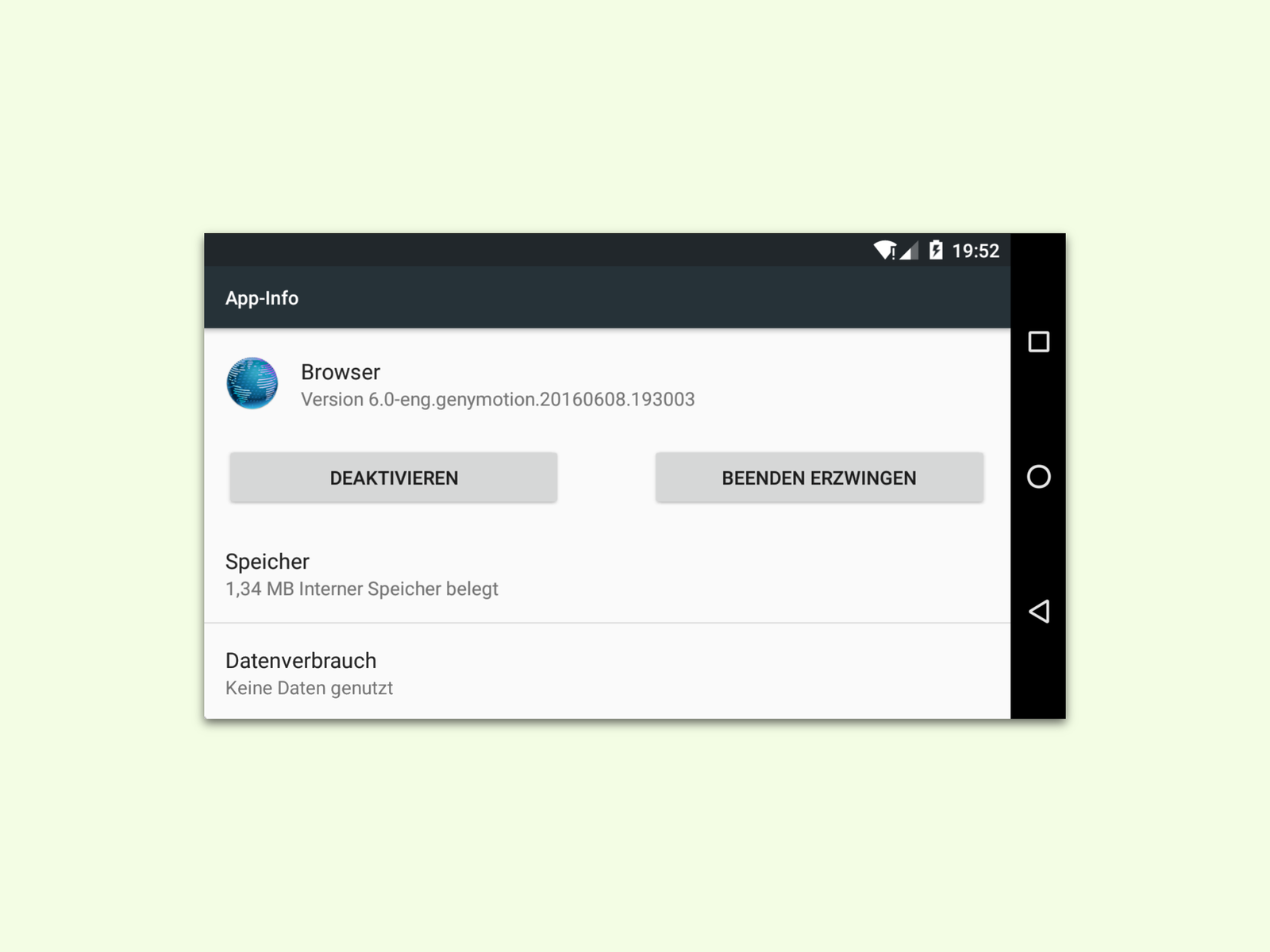 Android: Informationen über Apps anzeigen