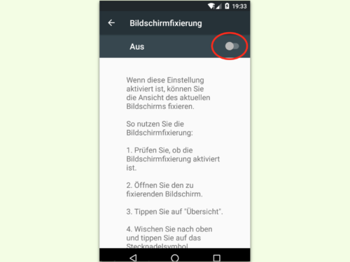 android-bildschirm-fixierung