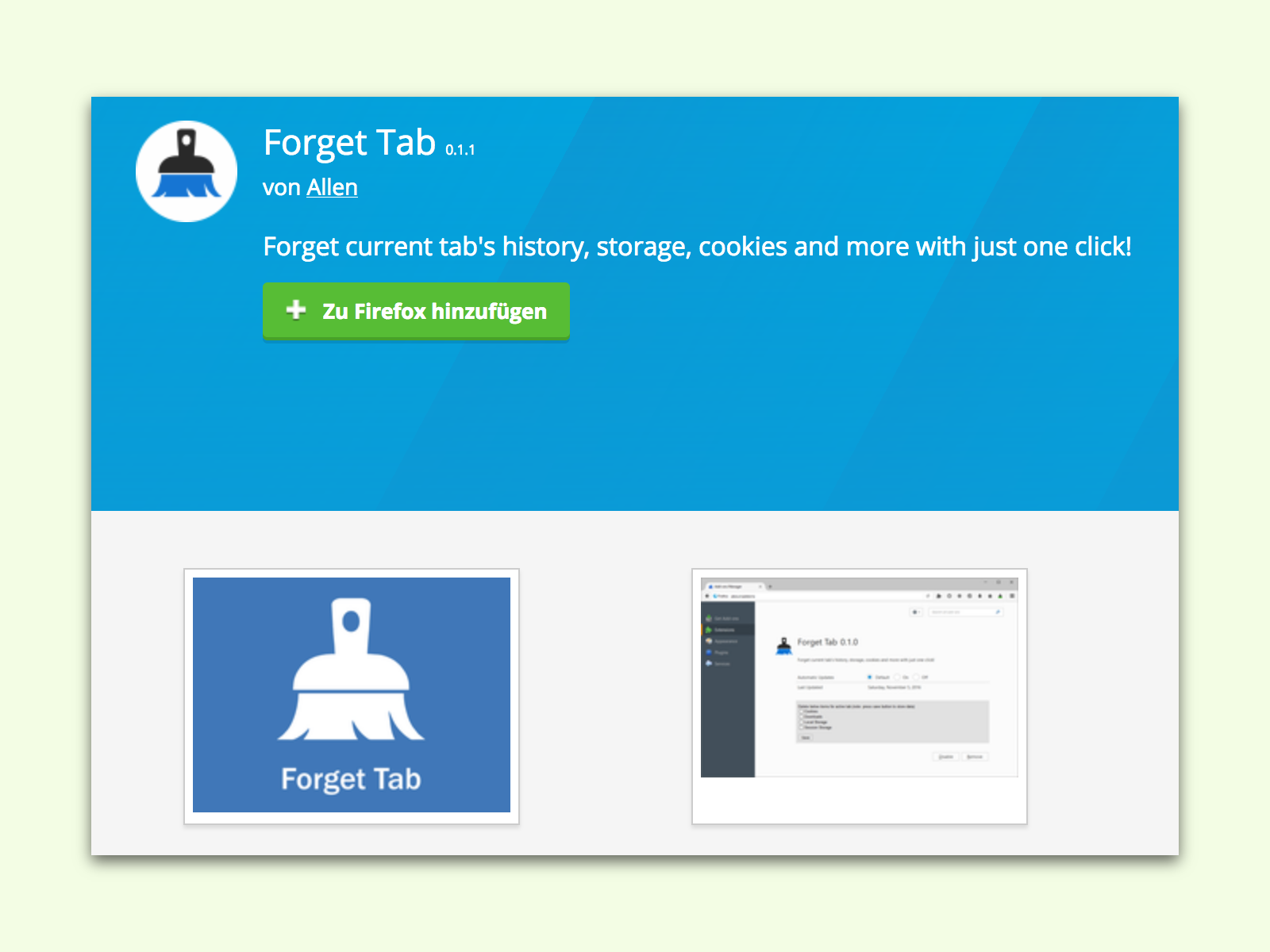 Firefox-Verlauf für einzelne Tabs löschen