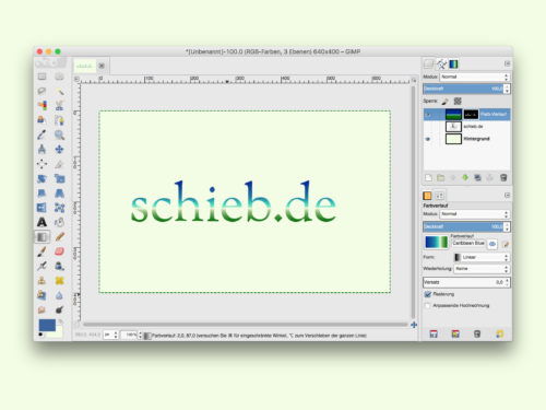 gimp-schrift-farbverlauf