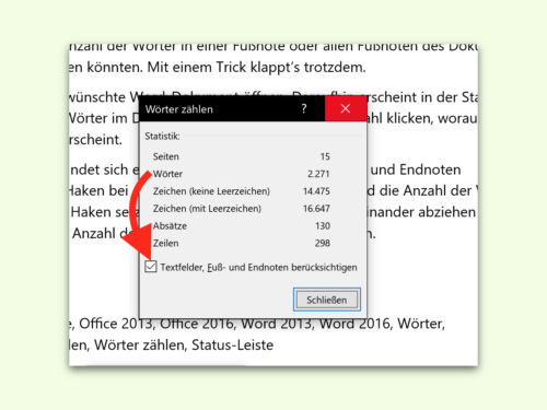word-woerter-zahlen-fussnoten