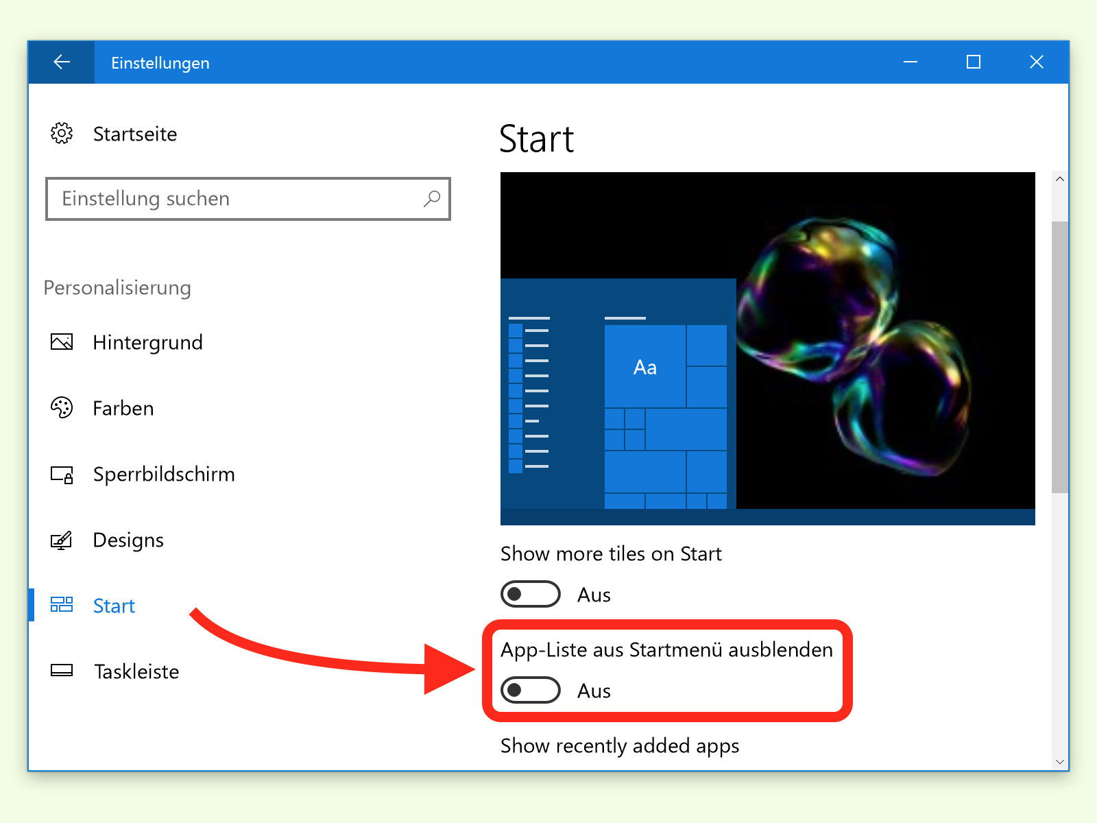 Keine häufig genutzten Apps in Windows 10