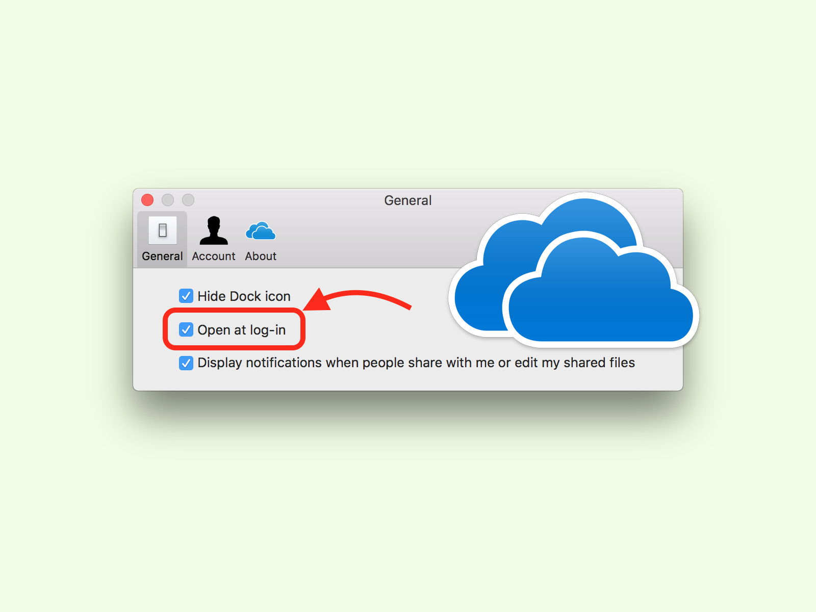 OneDrive nicht beim Login starten