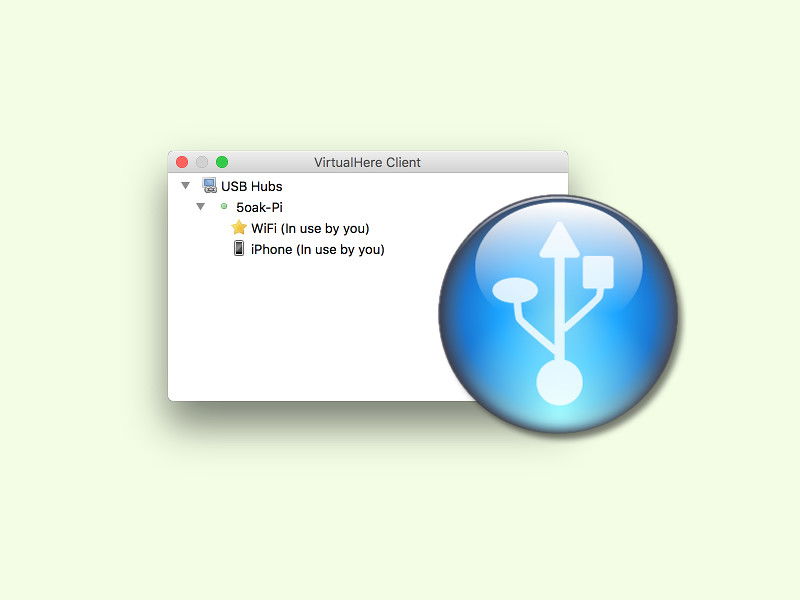USB-Geräte über das Netzwerk nutzen