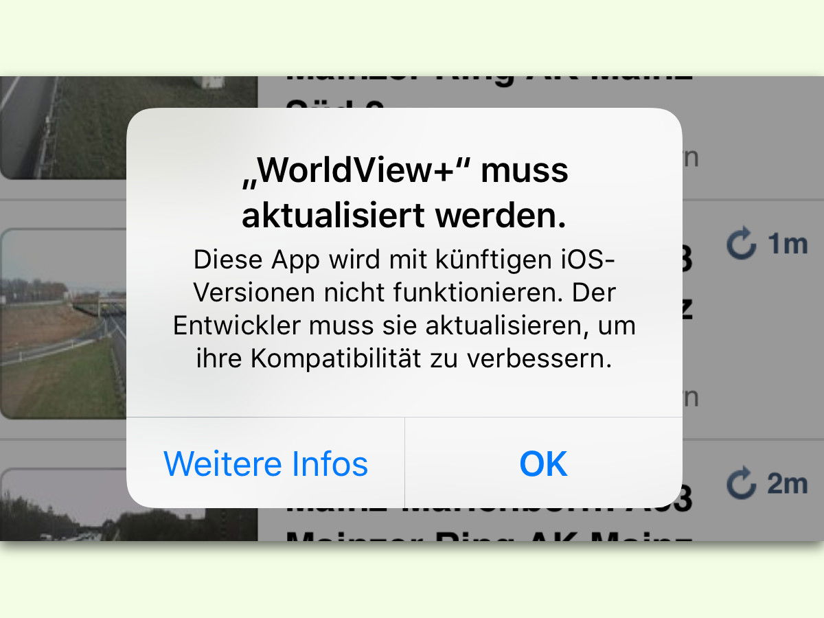 32-Bit-Apps in iOS finden