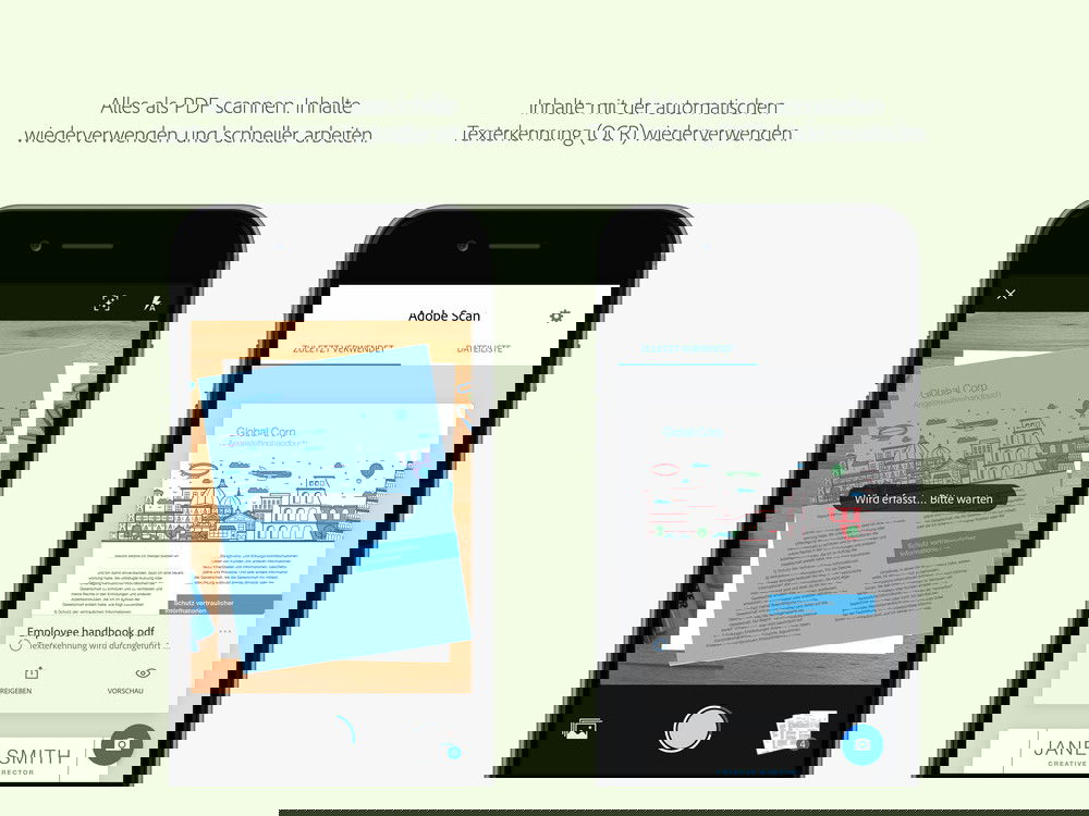 Dokumente mobil scannen