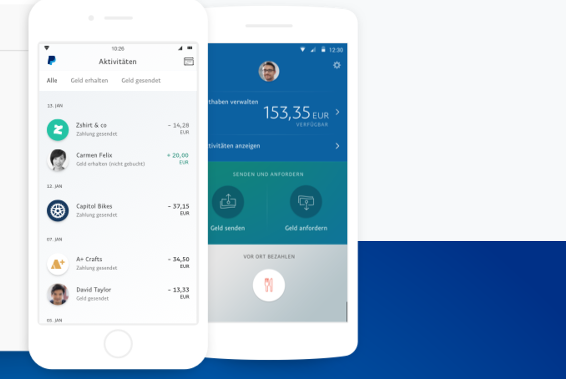 Mit PayPal im App Store und bei iTunes bezahlen