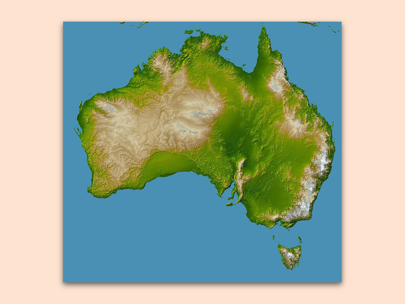 Острова береговой линии австралии