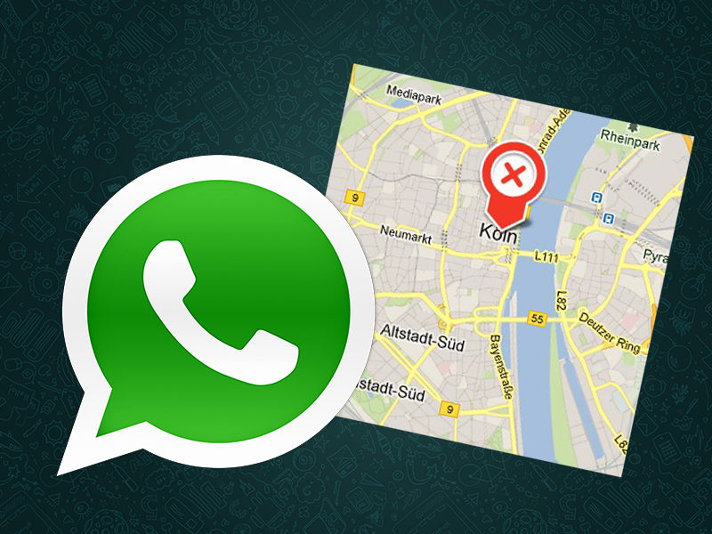 Live-Standort in Whatsapp teilen