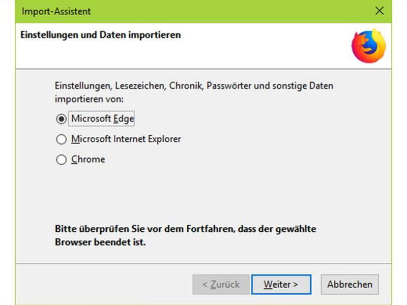 Lesezeichen in Firefox exportieren und importieren