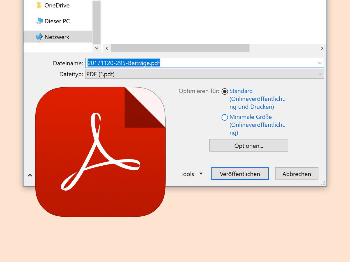 PDF-Export in Word optimieren