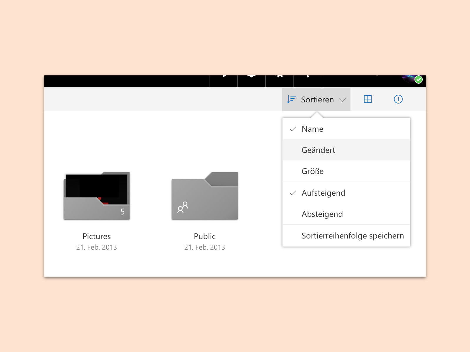 OneDrive: Zuletzt geänderte Dateien finden